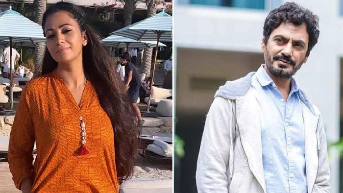 Actor Nawazuddin Siddiqui's estranged wife Aaliya (L), Actor Actor Nawazuddin Siddiqui (R)