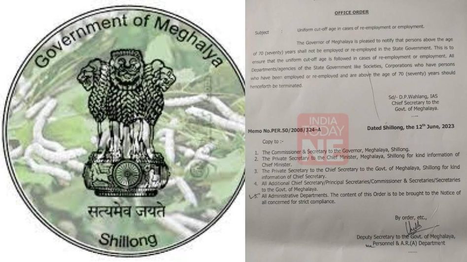 Meghalaya: People above 70 years not eligible to be re-employed in government jobs Meghalaya: People above 70 years not eligible to be re-employed in government jobs