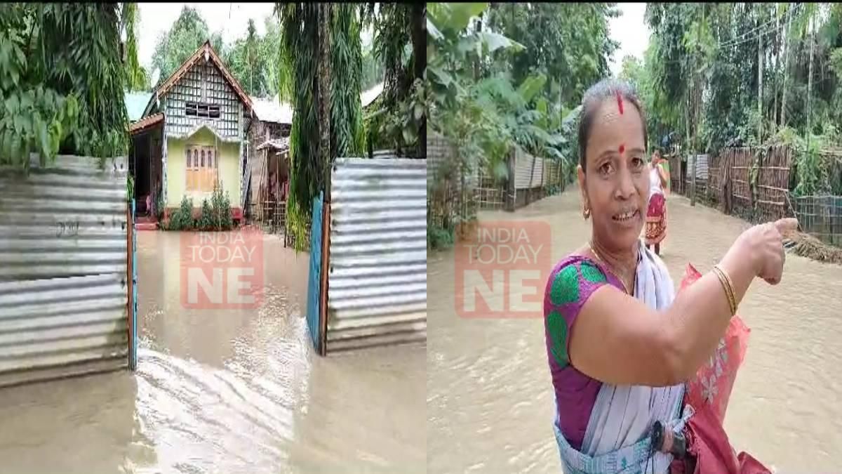 Flood in Assam's Bajali
