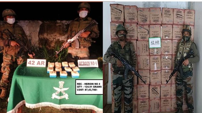 Drugs worth 2 crore seized in Champhai district