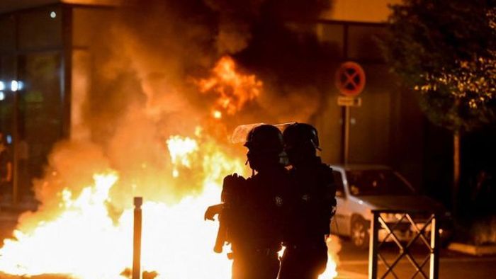 Violence erupts in France's Nanterre after teenager shot dead by police officer