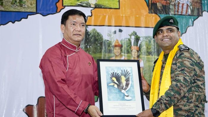 Chief Minister Pema Khandu commemorates 10 years of service by Arunachal scouts