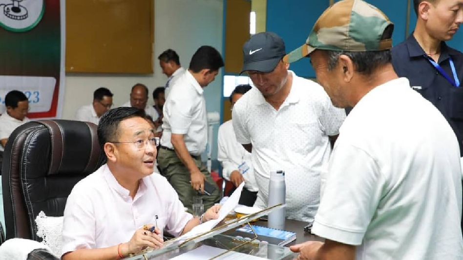 Chief Minister announces establishment of public grievances cell in Sikkim's block administrative centres Chief Minister announces establishment of public grievances cell in Sikkim's block administrative centres