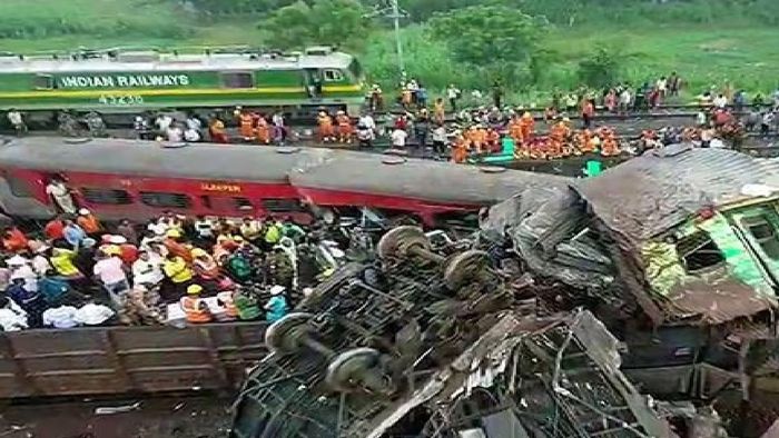 Train crash in Odisha