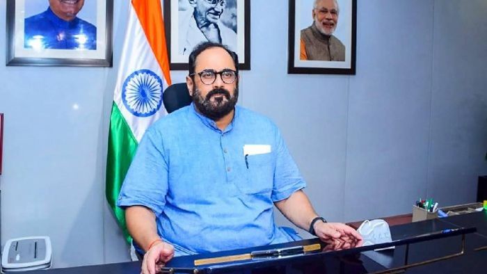 Union Minister Rajeev Chandrasekhar