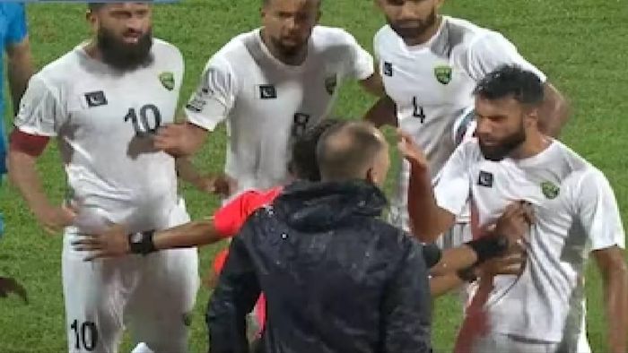 Fight broke out in India Pakistan match in SAFF championship