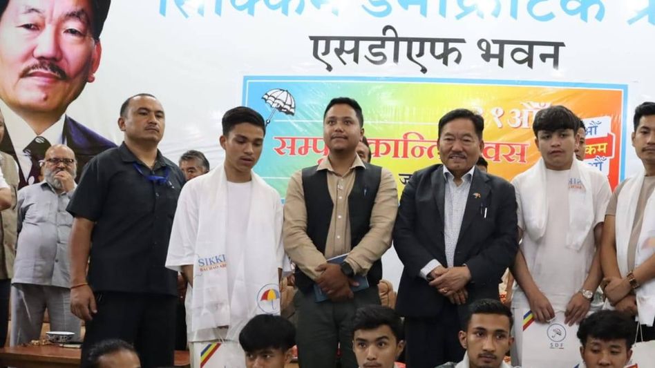 SDF Chief Pawan Chamling declares 2024 election as "Mahayagya" to safeguard Sikkim  SDF Chief Pawan Chamling declares 2024 election as "Mahayagya" to safeguard Sikkim