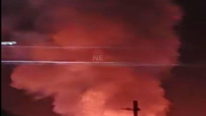 Church burnt down in Manipur