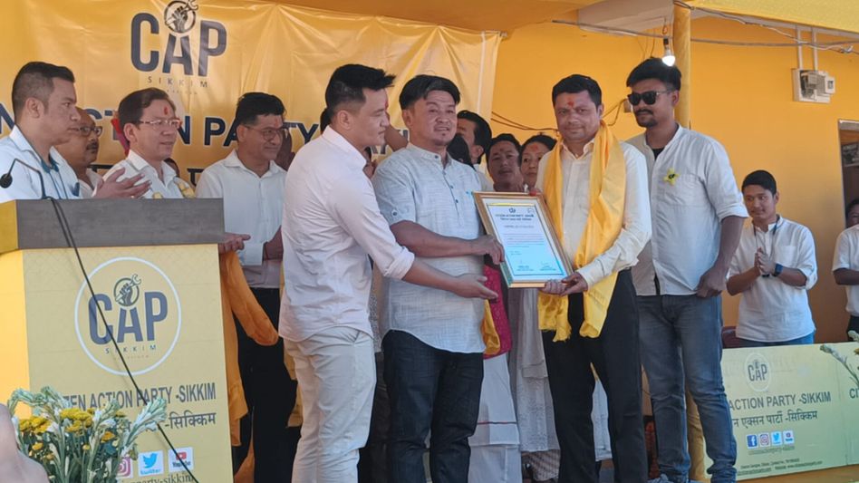Sikkim: Laxmi Prasad Kafley elected as president of Citizen Action Party Sikkim: Laxmi Prasad Kafley elected as president of Citizen Action Party