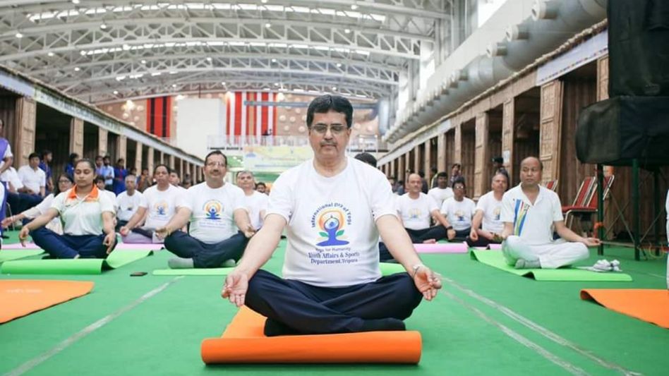 Tripura CM urges youths to embrace yoga to keep body and mind healthy Tripura CM urges youths to embrace yoga to keep body and mind healthy