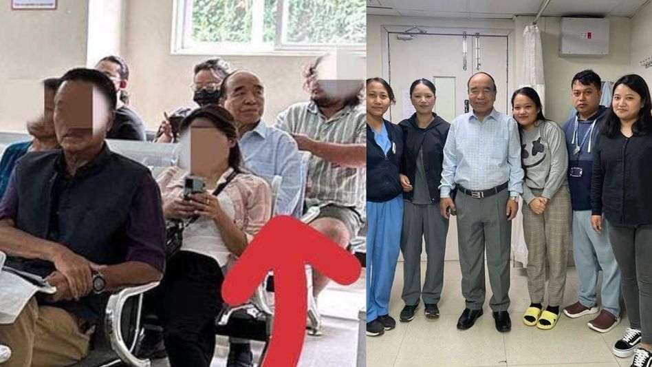 Mizoram CM ditches VIP culture, waits patiently for his turn in hospital for medical check-up Mizoram CM ditches VIP culture, waits patiently for his turn in hospital for medical check-up