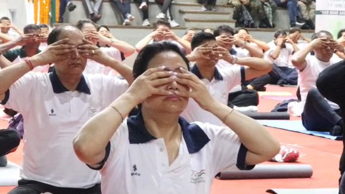 Sikkim observes 9th International Day of Yoga