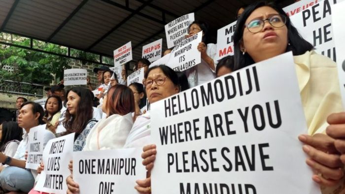 Meitei community protests in Pune