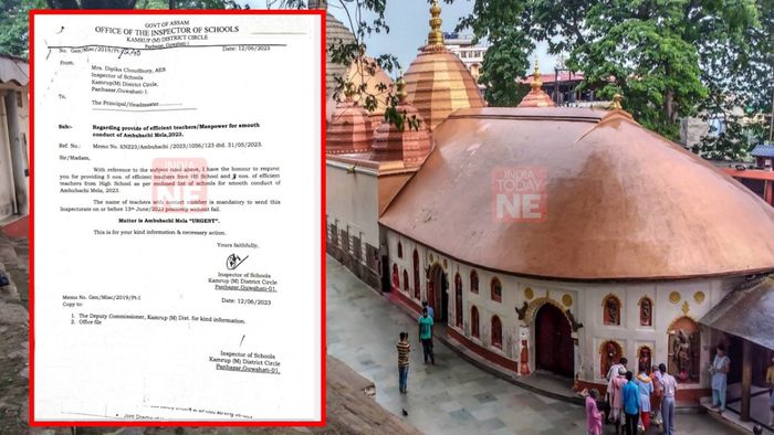 Assam government ropes in school teachers for Ambubachi Mela duty