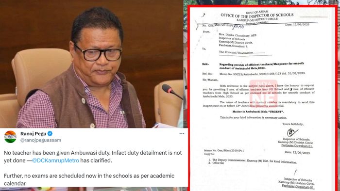 No school teacher given Ambubachi Mela 2023 duty, clarifies education minister