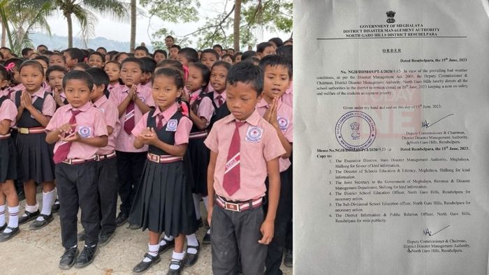 North Garo Hills district administration orders closure of schools on June 16