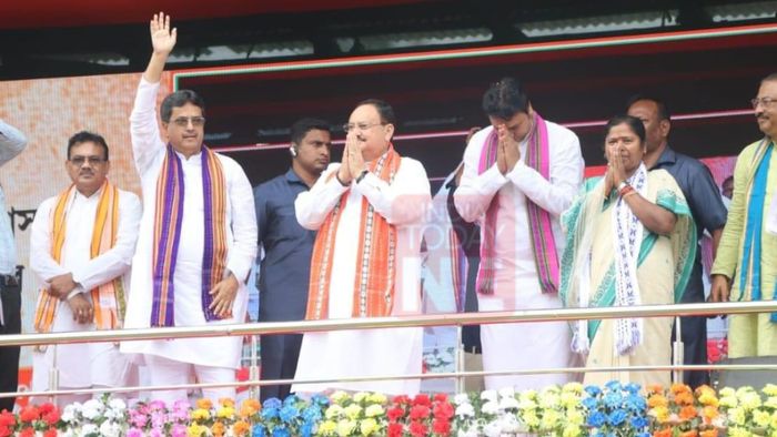 JP Nadda criticizes CPIM, Congress, accuses of corruption and targeted killings in Tripura