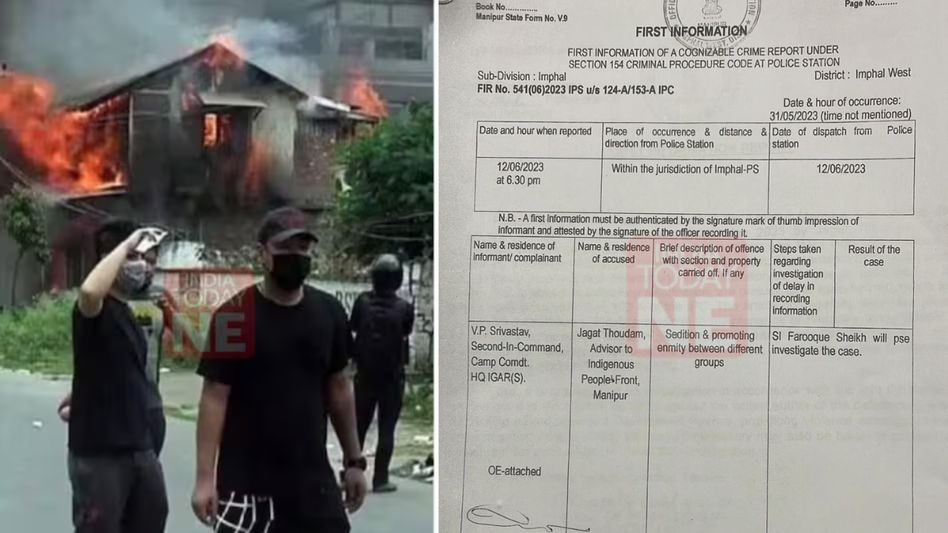 Manipur violence: Fresh FIR lodged over arson attacks in Khamenlok in Imphal West Manipur violence: Fresh FIR lodged over arson attacks in Khamenlok in Imphal West