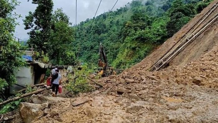 Nearly 100 houses damaged as heavy rain triggers landslides in Sikkim
