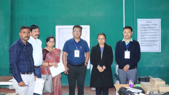 Ahead of assembly polls ECI officials conduct inspection at Lunglei district