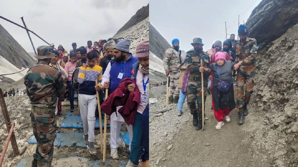 83 Karnataka residents stranded in Amarnath due to heavy rain and landslides 83 Karnataka residents stranded in Amarnath due to heavy rain and landslides