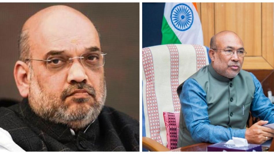 Home Minister Amit Shah speaks to Manipur CM over disturbing video of women paraded naked Home Minister Amit Shah speaks to Manipur CM over disturbing video of women paraded naked