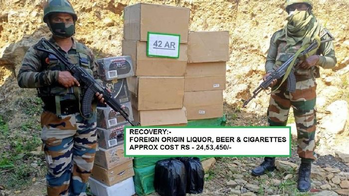 Mizoram: Assam Rifles seize illegal goods worth Rs 24.53 lakhs in Champhai district