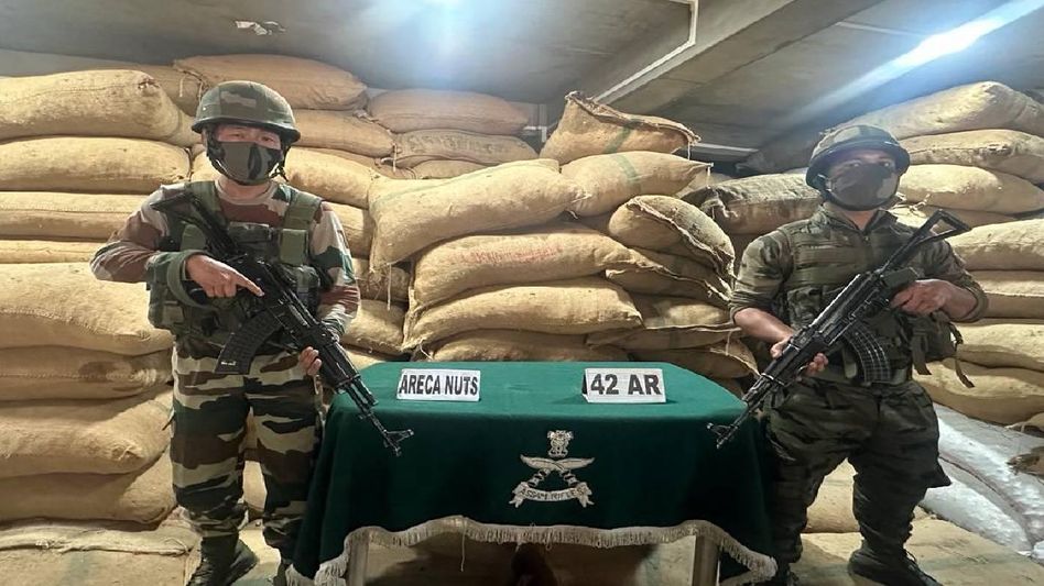 Mizoram: Illegal areca nuts and heroin worth Rs 1.07 crore seized in Champhai   Mizoram: Illegal areca nuts and heroin worth Rs 1.07 crore seized in Champhai