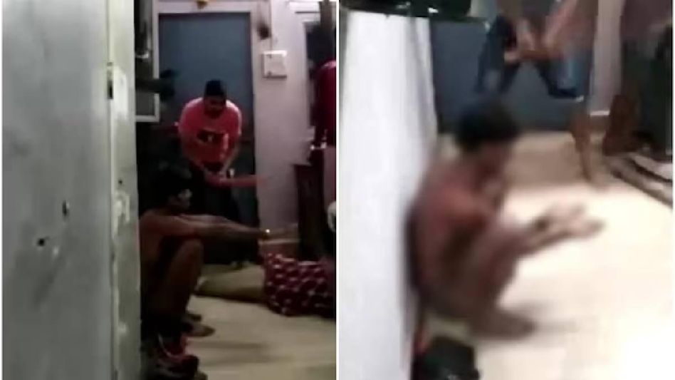 Man stripped naked and thrashed with sticks in Madhya Pradesh on suspicion of theft Man stripped naked and thrashed with sticks in Madhya Pradesh on suspicion of theft