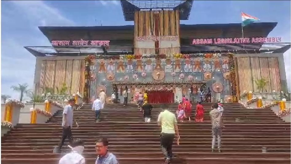 Assam’s new swanky Legislative Assembly building inaugurated by Lok Sabha Speaker Om Birla in Guwahati Assam’s new swanky Legislative Assembly building inaugurated by Lok Sabha Speaker Om Birla in Guwahati
