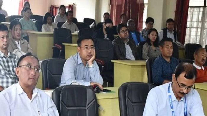 Sensitisation programme on EPF and ESI at the conference hall in Kohima