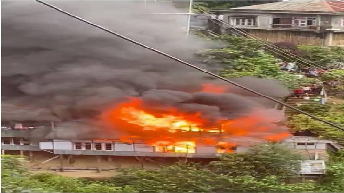 Fire in Mizoram