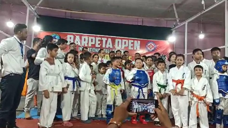 Assam: District level karate championship organized in Barpeta Assam: District level karate championship organized in Barpeta
