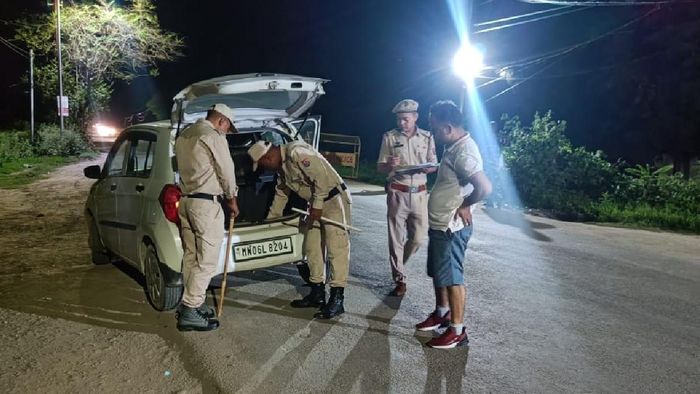 Manipur police conducts extensive operations, detains 657 individuals for violations