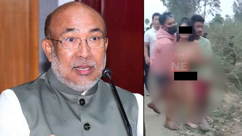 Manipur CM N Biren Singh vows strict action after women paraded naked Manipur CM N Biren Singh vows strict action after women paraded naked
