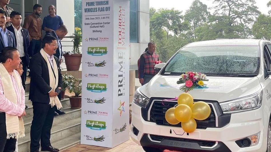 Meghalaya CM Conrad Sangma launches prime tourism vehicle scheme to enhance travel experience Meghalaya CM Conrad Sangma launches prime tourism vehicle scheme to enhance travel experience
