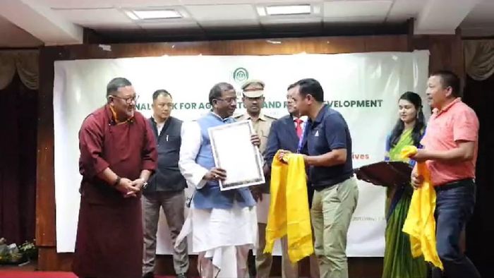 Sikkim Governor at a function of NABARD