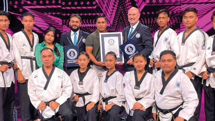 Nagaland's Faith in Action Academy sets Guinness Record for highest assisted martial arts kick