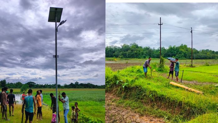 Solar lights installed in seven villages of West Garo Hills