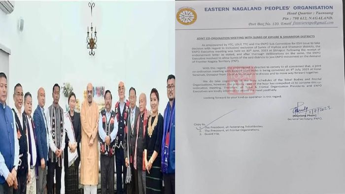 ENPO members call for a joint meet with Sumi community leaders over the formation of Eastern Districts Autonomous Council