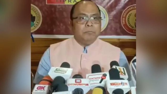 TIPRA Motha legislator Animesh Debbarma