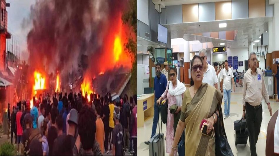 Five-member Trinamool Congress delegation to visit violence-hit Manipur today Five-member Trinamool Congress delegation to visit violence-hit Manipur today