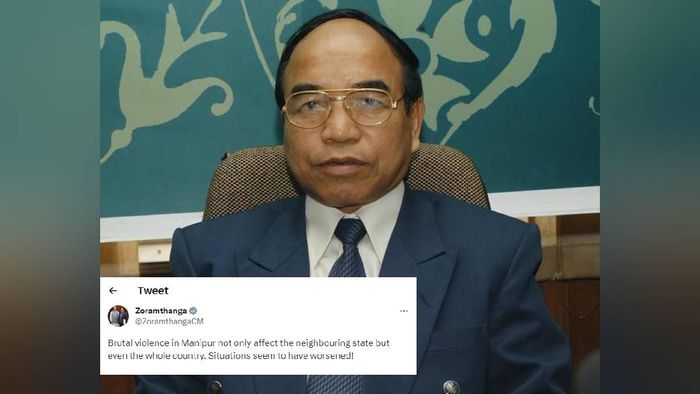 Mizoram Chief Minister Zoramthanga tweets on Manipur incident