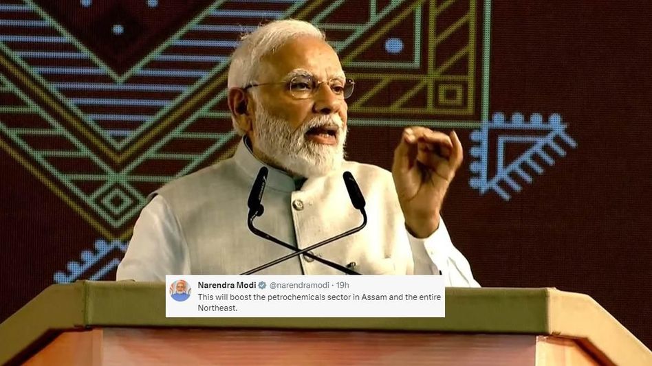 PM Modi praises Assam's first methanol export to Bangladesh PM Modi praises Assam's first methanol export to Bangladesh