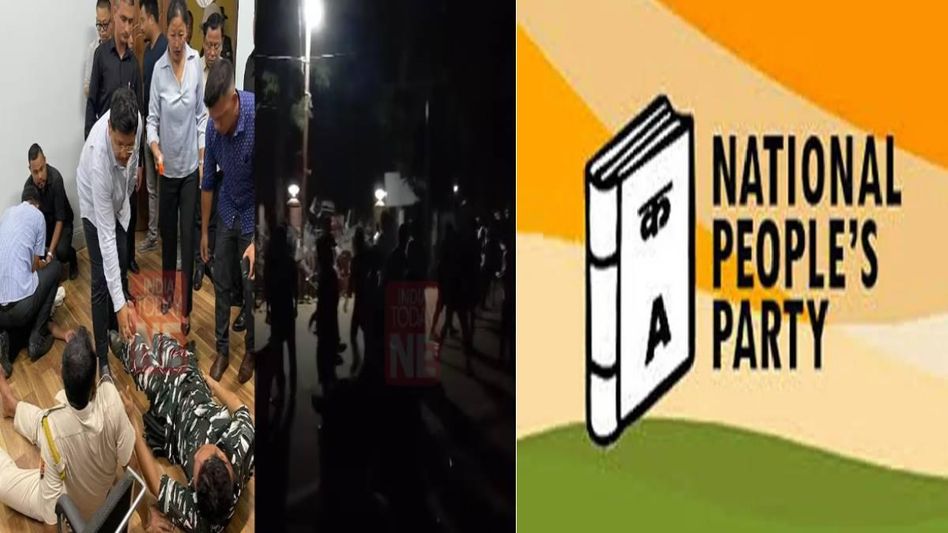 Meghalaya: 'It is disheartening to witness cowardly acts of certain anti-social groups', says NPP over violence outside Chief Minister's office Meghalaya: 'It is disheartening to witness cowardly acts of certain anti-social groups', says NPP over violence outside Chief Minister's office