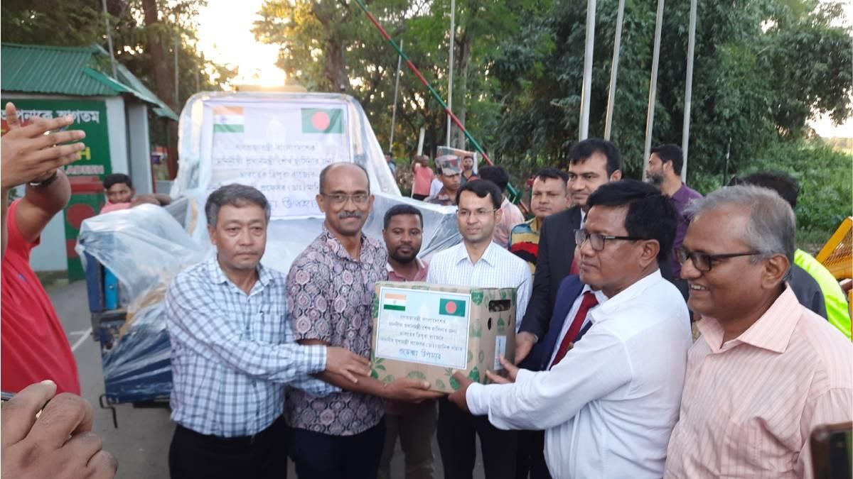 Tripura CM Manik Saha sends pineapples to Bangladesh PM