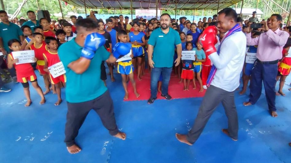 Assam: RHAC vice-president Ramakant Rabha inaugurates 5th Wushu Championship Assam: RHAC vice-president Ramakant Rabha inaugurates 5th Wushu Championship