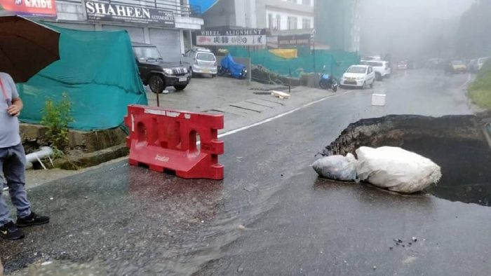 Heavy rains disrupt normal life in Sikkim