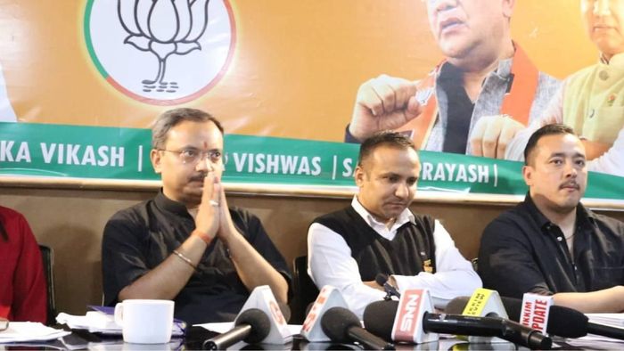 Sikkim BJP press conference