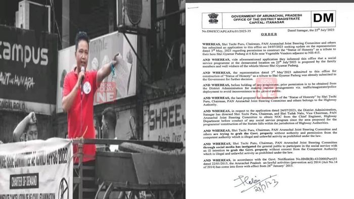 Controversy on Gyamar Padang's statue